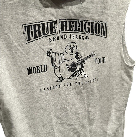 True Religion Hooded Zip Vest - Picture 3 of 4